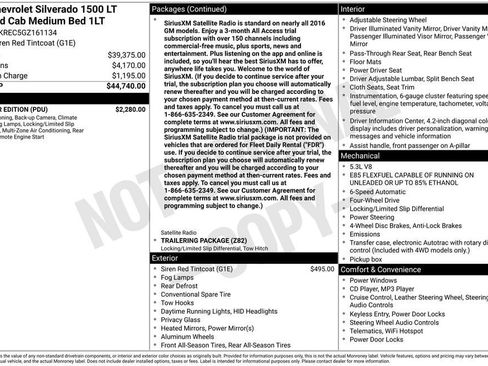 Used 2016 Chevrolet Silverado 1500 LT w/ All Star Edition image 11