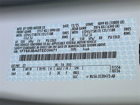 New 2026 Ford F350 XL w/ XL Chrome Package image 17