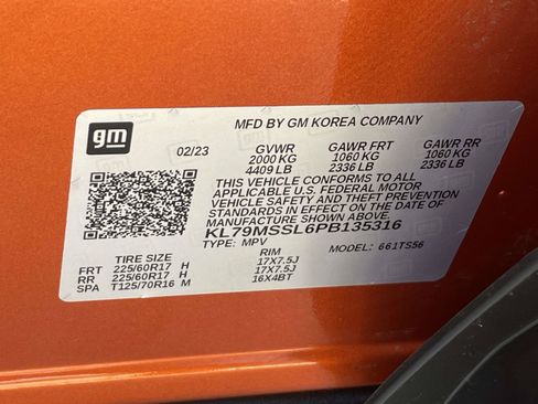 Certified 2023 Chevrolet TrailBlazer ACTIV w/ Convenience Package AWD/4WD image 38