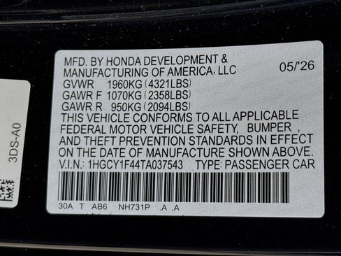 New 2026 Honda Accord SE image 38