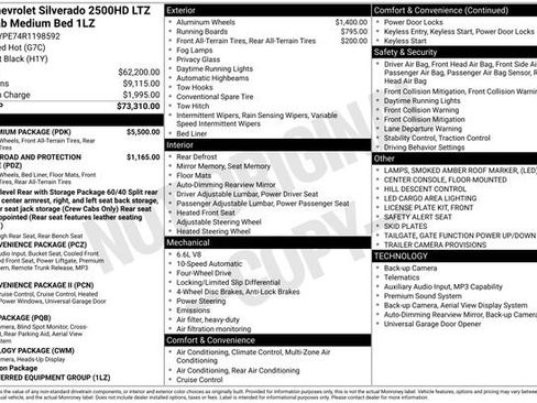 Used 2024 Chevrolet Silverado 2500 LTZ w/ LTZ Premium Package AWD/4WD image 1