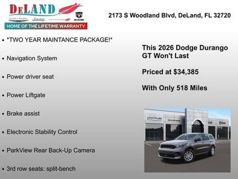 New 2026 Dodge Durango GT image 6