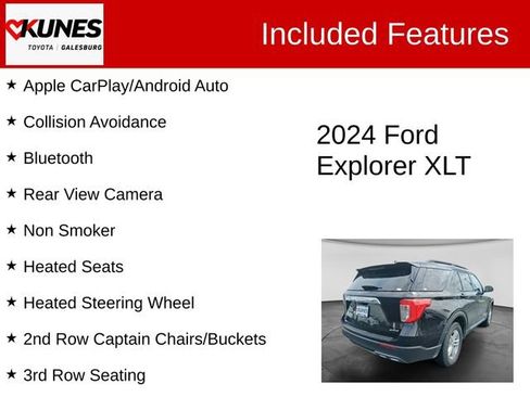 Used 2024 Ford Explorer XLT w/ Equipment Group 202A AWD/4WD image 2