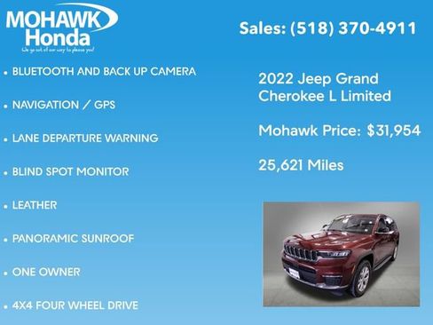 Used 2022 Jeep Grand Cherokee L Limited image 7