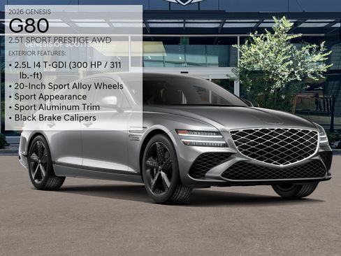 New 2026 Genesis G80 2.5T Sport Prestige AWD/4WD image 3