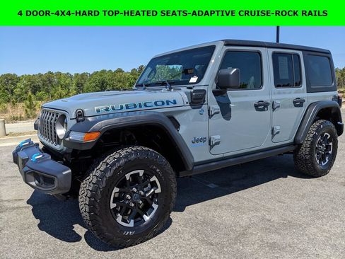 Certified 2025 Jeep Wrangler Unlimited Rubicon 4xe w/ Safety Group AWD/4WD image 1