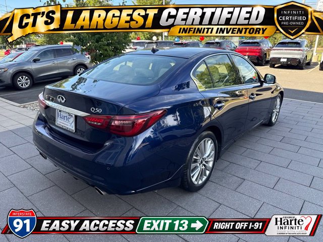 Certified 2023 INFINITI Q50 Luxe w/ Cargo Package AWD/4WD image 8