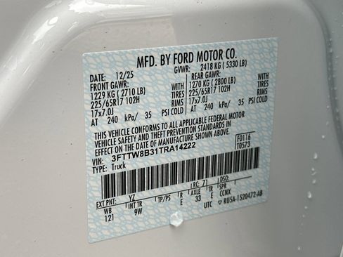 New 2026 Ford Maverick XL w/ Equipment Group 101A image 26