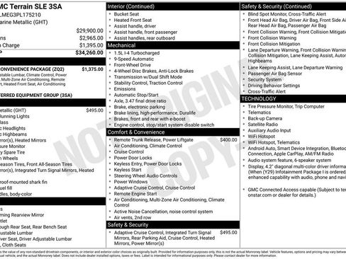 Used 2023 GMC Terrain SLE w/ Driver Convenience Package FWD image 4