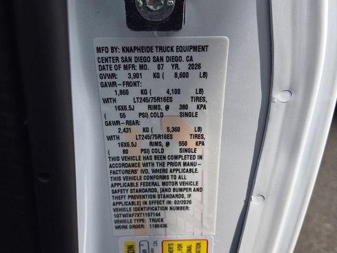 New 2026 GMC Savana 2500 w/ Driver Convenience Package RWD image 25