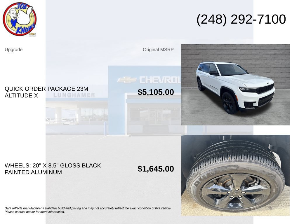 Used 2024 Jeep Grand Cherokee L Altitude AWD/4WD image 5