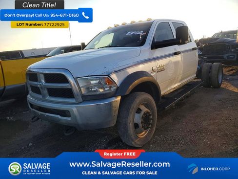 Used 2015 RAM 4500 Tradesman w/ Ambulance Prep Group image 1