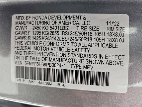 Certified 2023 Honda Passport TrailSport image 56