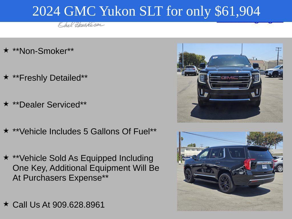 Used 2024 GMC Yukon SLT w/ SLT Premium Package AWD/4WD image 4