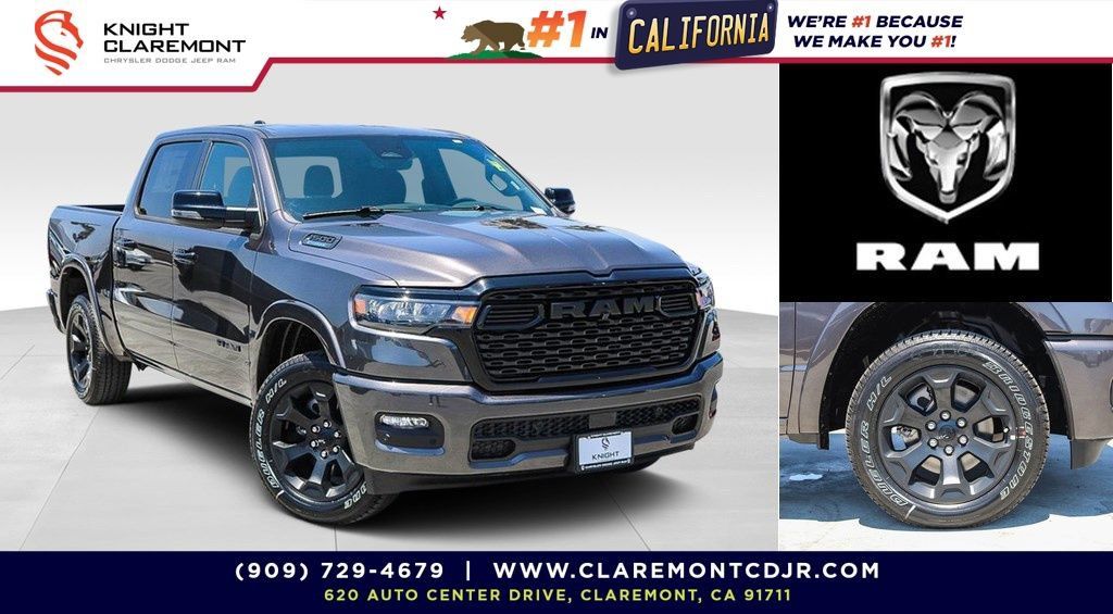 New 2026 RAM 1500 Big Horn w/ Night Edition AWD/4WD 360° Tour