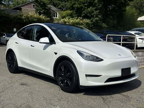 Used 2021 Tesla Model Y Long Range AWD/4WD image 1