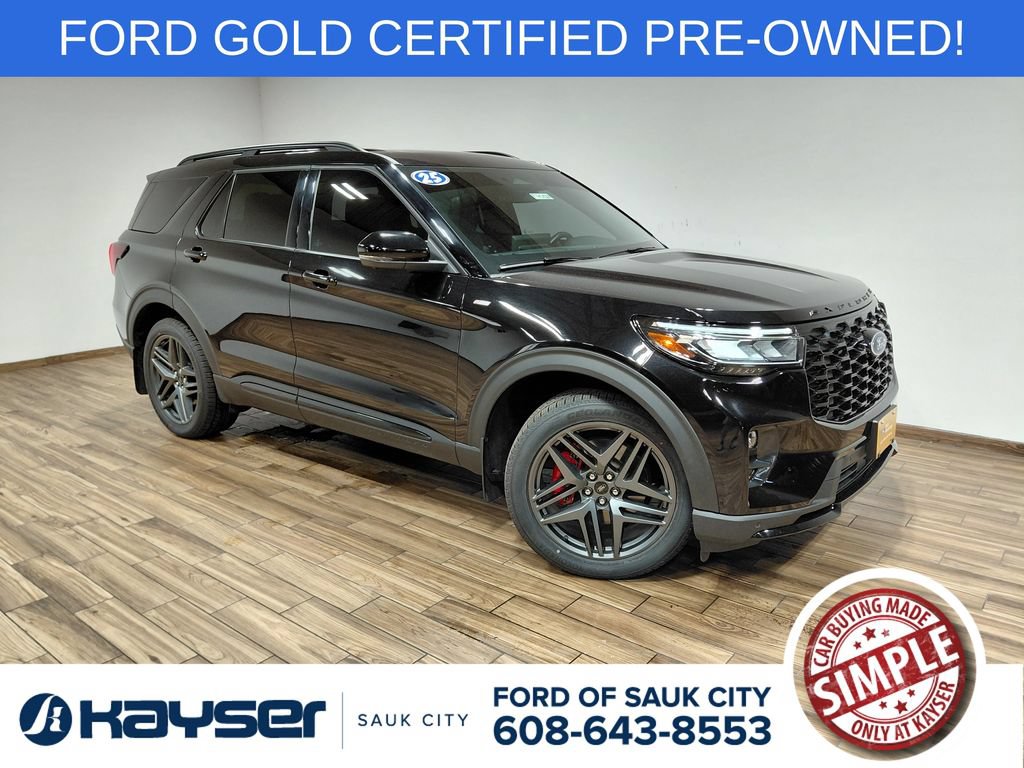 Certified 2025 Ford Explorer ST-Line w/ Premium Package AWD/4WD 360° Tour