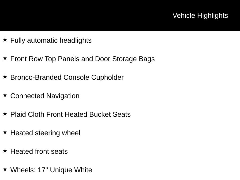 New 2026 Ford Bronco Heritage Edition AWD/4WD image 8