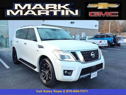 Used 2020 Nissan Armada Platinum w/ Captain's Chairs Package image 1