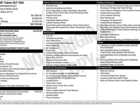 Used 2021 GMC Yukon SLT w/ SLT Premium Package image 40