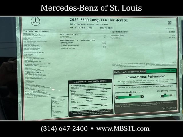 New 2026 Mercedes-Benz Sprinter 2500 image 4