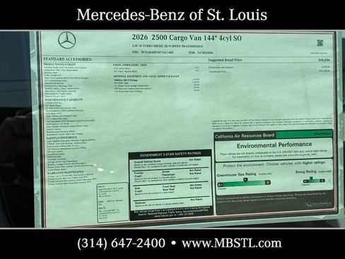 New 2026 Mercedes-Benz Sprinter 2500 image 4