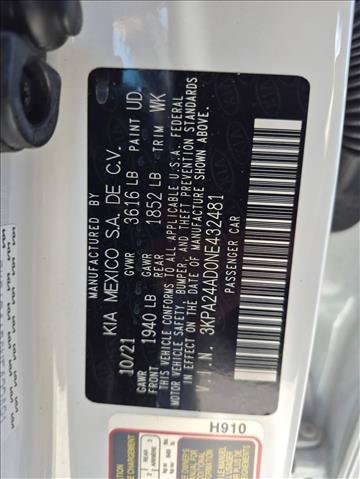 Used 2022 Kia Rio S w/ Technology Package FWD image 16