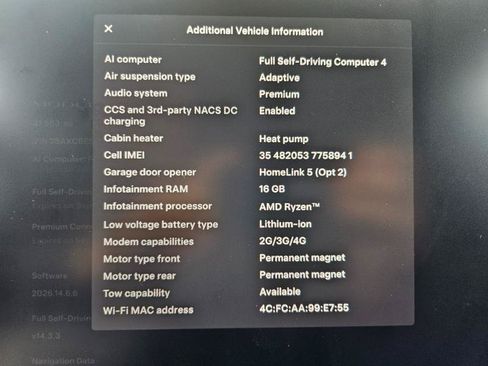 Used 2023 Tesla Model X AWD/4WD image 3