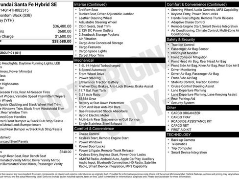 Certified 2026 Hyundai Santa Fe SE FWD image 32