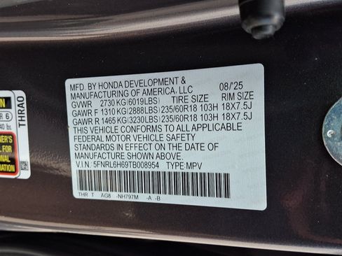 Certified 2026 Honda Odyssey EX-L image 32