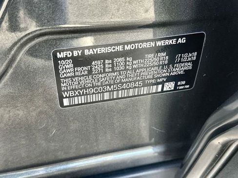 Used 2021 BMW X2 sDrive28i w/ Convenience Package image 35