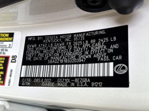 Certified 2025 Lexus ES 350 w/ Premium Package image 22