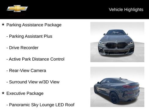 Used 2021 BMW X6 M50i w/ Executive Package AWD/4WD image 19