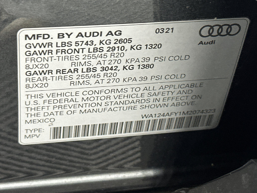 Used 2021 Audi SQ5 Premium Plus AWD/4WD image 9