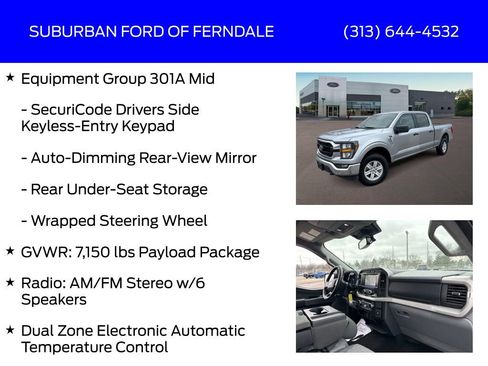 Used 2023 Ford F150 XLT w/ Equipment Group 301A Mid image 9