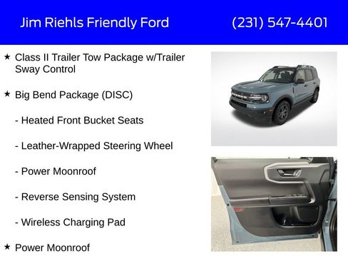 Used 2021 Ford Bronco Sport Big Bend w/ Big Bend Package AWD/4WD image 12