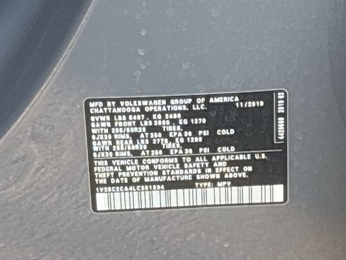 Used 2020 Volkswagen Atlas Cross Sport SE w/ Panoramic Sunroof Package image 23