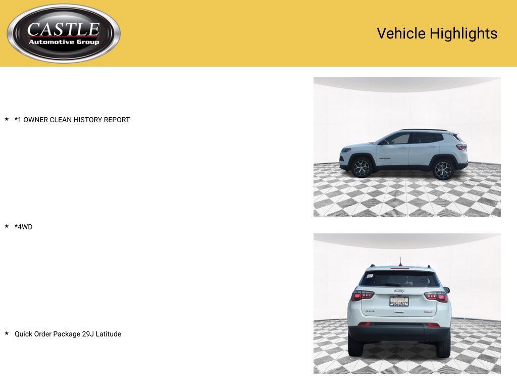 Used 2024 Jeep Compass Latitude AWD/4WD image 3