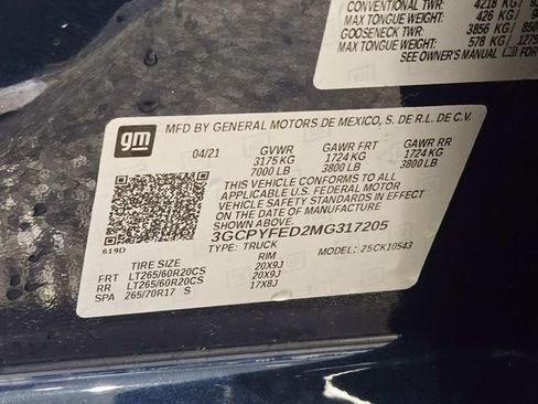 Used 2021 Chevrolet Silverado 1500 LT Trail Boss w/ Convenience Package II image 37