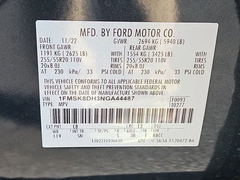 Used 2022 Ford Explorer XLT w/ Equipment Group 202A image 37