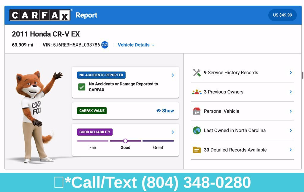 Used 2011 Honda CR-V EX image 10