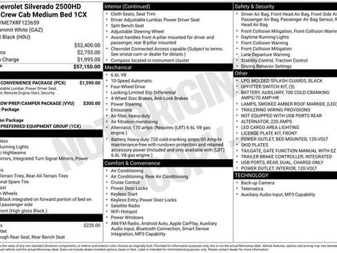 Used 2024 Chevrolet Silverado 2500 Custom w/ Custom Convenience Package AWD/4WD image 5