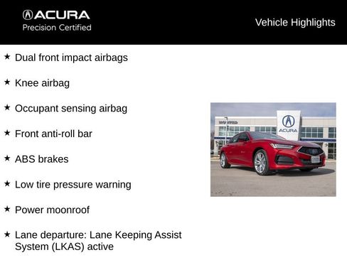 Certified 2021 Acura TLX SH-AWD w/ Technology Package image 13