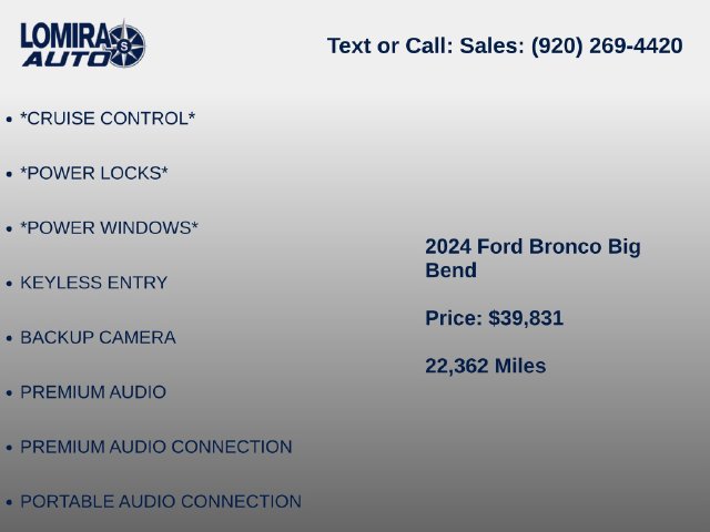 Used 2024 Ford Bronco Big Bend AWD/4WD image 8
