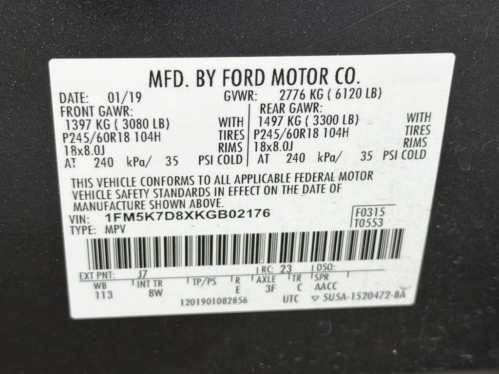 Used 2019 Ford Explorer XLT w/ Class III Trailer Tow Package FWD image 31