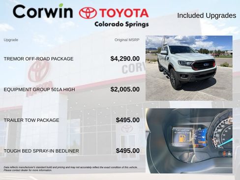 Used 2021 Ford Ranger Lariat w/ Tremor Off-Road Package AWD/4WD image 4