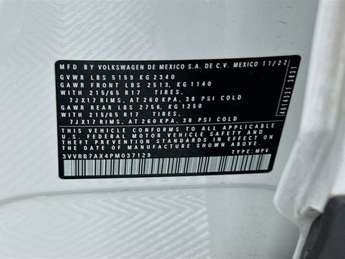 Used 2023 Volkswagen Tiguan S w/ Driver Assistance Package image 12