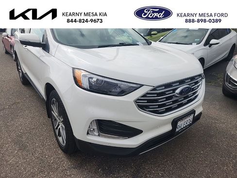 Used 2023 Ford Edge Titanium w/ Class II Trailer Tow Package AWD/4WD image 1
