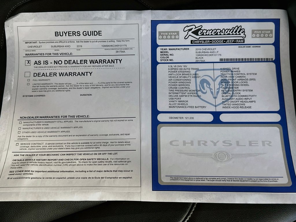 Used 2019 Chevrolet Suburban LT AWD/4WD image 36