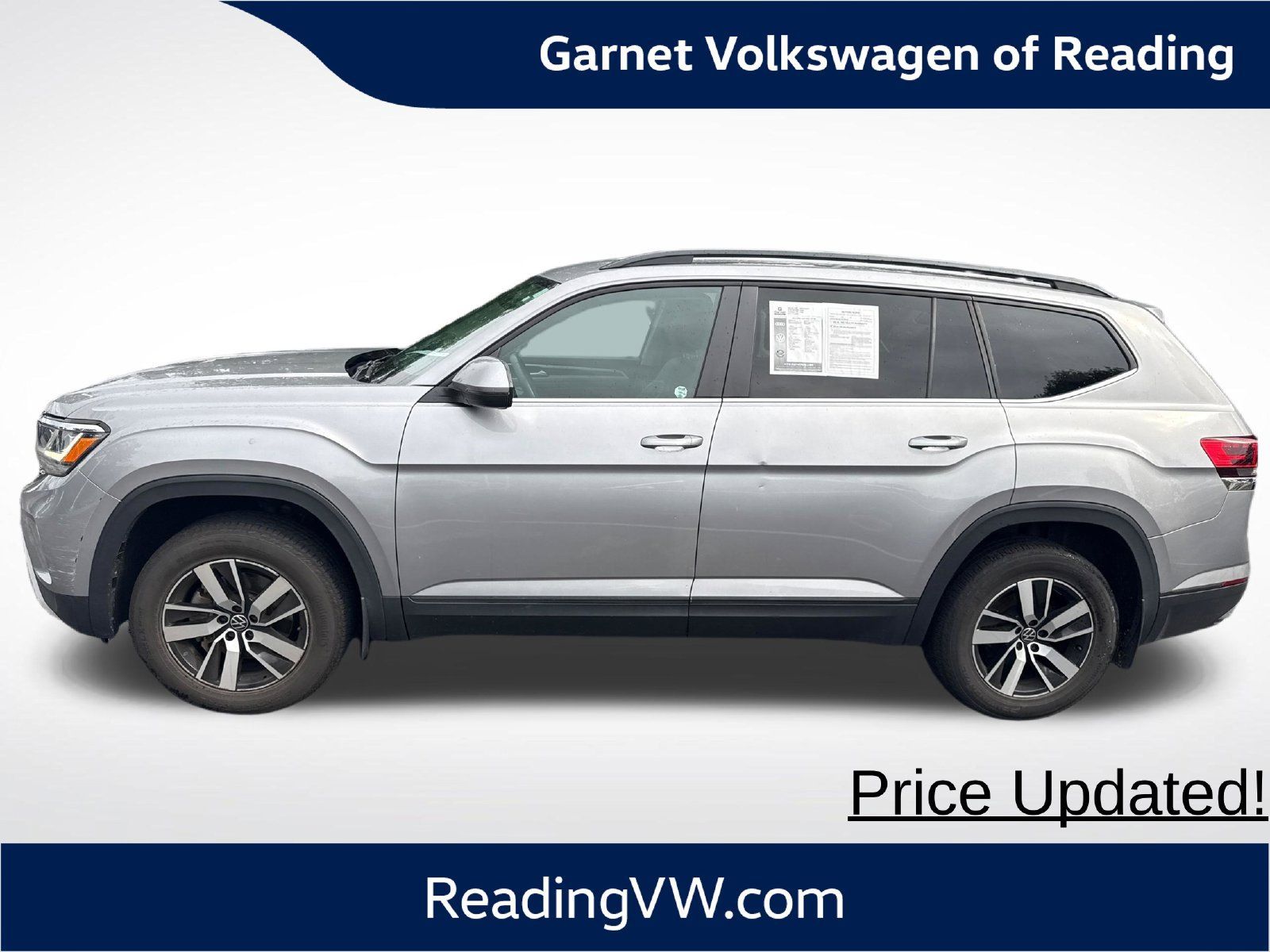 Used 2022 Volkswagen Atlas SE AWD/4WD image 2